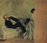 Edgar Degas Mr Edward and Mis Edward oil painting